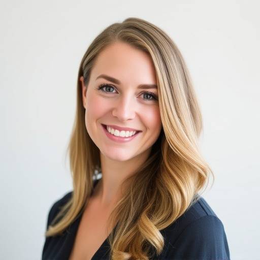 Professional headshot of Emily Carter, Lead Editor at Apex Vision Studios.